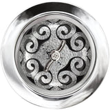 Linkasink - Hawaiian Quilt Basket with Twist Nut - Polished Hammered Finish