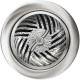 Linkasink - Herringbone Basket with Twist Nut - Satin Hammered Finish