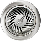 Linkasink - Herringbone Basket with Twist Nut - Satin Smooth Finish