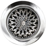 Linkasink - Star Basket with Twist Nut - Polished Hammered Finish