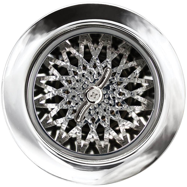 Linkasink - Star Basket with Twist Nut - Polished Hammered Finish