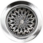 Linkasink - Star Basket with Twist Nut - Polished Hammered Finish
