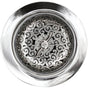 Linkasink - Swirl Basket with Twist Nut - Polished Hammered Finish