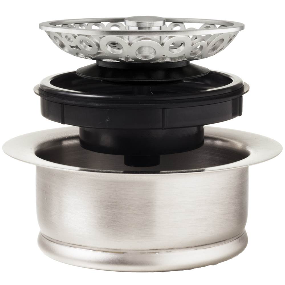 Loop Disposal Flange with Decorative Basket Strainer Stopper