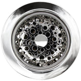 Linkasink - Loop Disposal Flange with Decorative Basket Strainer Stopper - Polished Smooth Finish