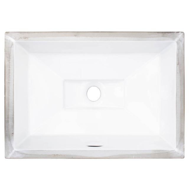 Linkasink - White Procelain - White Glaze