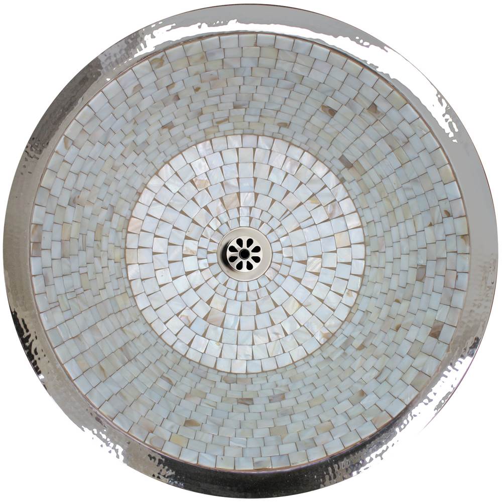 Linkasink - Polished Nickel with Tile Pattern and Color Options - Polished Nickel