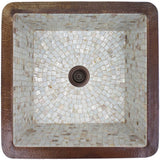Linkasink - Dark Bronze with Tile Pattern and Color Options - Dark Bronze