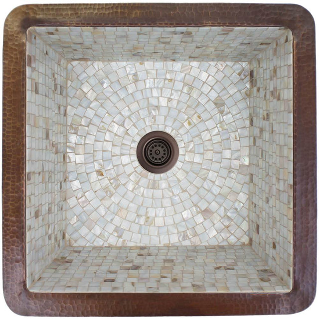 Linkasink - Dark Bronze with Tile Pattern and Color Options - Dark Bronze