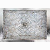 Linkasink - Satin Nickel with Tile Pattern and Color Options - Satin Nickel