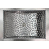 Linkasink - Satin Stainless Steel with Tile Pattern and Color Options - Satin Stainless Steel