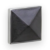 TUXEDO with 3'' Artisan Glass Prism Hardware 30'' Wide Vanity, Black, Polished Brass Hardware, 30'' x 22'' x 33.5'' (without vanity top)