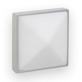 3'' Artisan Glass Prism Vanity Hardware, Small Square with White Prism