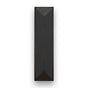Linkasink - 8'' Artisan Glass Prism Vanity Hardware, Small Rectangle with Black Prism - Matte Black with Black Prism Glass