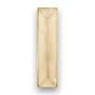Linkasink - 8'' Artisan Glass Prism Vanity Hardware, Small Rectangle with 'glomis1/2 Prism - Polished Brass with Eglomise Prism Glass