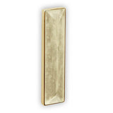 TUXEDO with 8'' Artisan Glass Prism Hardware 30'' Wide Vanity, White, Polished Brass Hardware, 30'' x 22'' x 33.5'' (without vanity top)