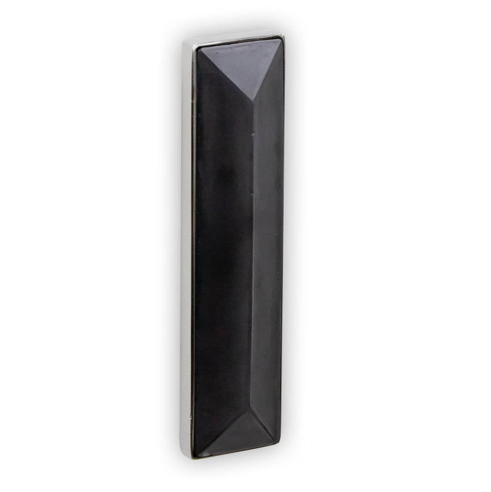 MOTHER OF PEARL with 8'' Artisan Glass Prism Hardware 36'' Wide Vanity, Black, Polished Brass Hardware, 36'' x 22'' x 33.5'' (without vanity top)