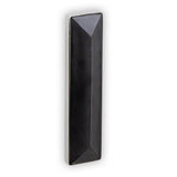 MOTHER OF PEARL with 8'' Artisan Glass Prism Hardware 36'' Wide Vanity, Black, Polished Brass Hardware, 36'' x 22'' x 33.5'' (without vanity top)