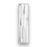 MOTHER OF PEARL with 8'' Artisan Glass Prism Hardware 24'' Wide Vanity, White, Polished Nickel Hardware, 24'' x 22'' x 33.5'' (without vanity top)