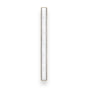 Linkasink - 18'' Artisan Glass Prism Vanity Hardware, Large Rectangle with White Prism - Polished Brass with White Prism Glass