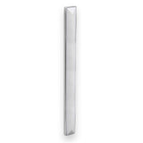 MOTHER OF PEARL with 18'' Artisan Glass Prism Hardware 24'' Wide Vanity, White, Polished Nickel Hardware, 24'' x 22'' x 33.5'' (without vanity top)