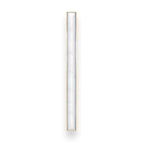 MOTHER OF PEARL with 18'' Artisan Glass Prism Hardware 24'' Wide Vanity, White, Polished Nickel Hardware, 24'' x 22'' x 33.5'' (without vanity top)