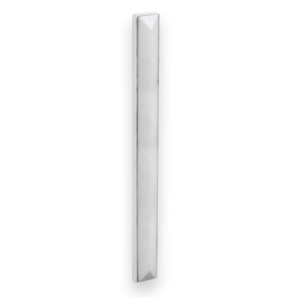 MOTHER OF PEARL with 18'' Artisan Glass Prism Hardware 24'' Wide Vanity, White, Polished Nickel Hardware, 24'' x 22'' x 33.5'' (without vanity top)
