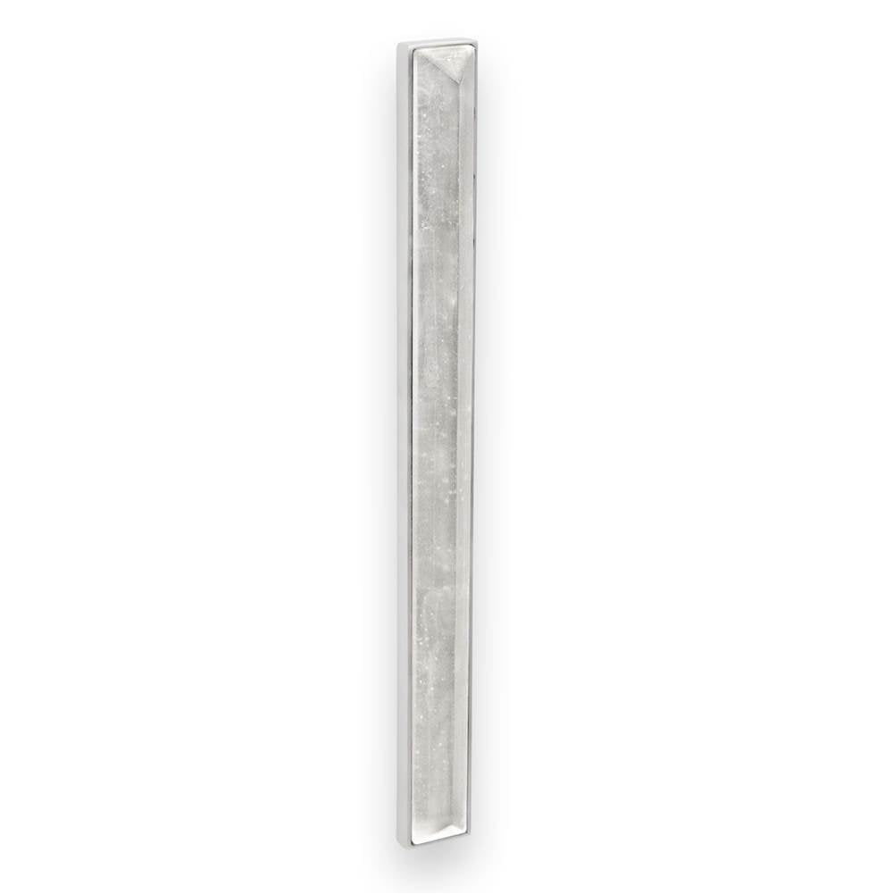MOTHER OF PEARL with 18'' Artisan Glass Prism Hardware 30'' Wide Vanity, White, Polished Brass Hardware, 30'' x 22'' x 33.5'' (without vanity top)