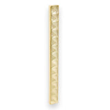 18'' Artisan Glass Prism Vanity Hardware, Large Rectangle with 'glomis1/2 Pyramid
