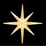 3'' Star Vanity Hardware, Small Matte Black Star