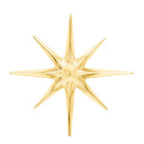 Mother of Pearl with 3'' Polished Brass Star Hardware, 24'' Wide Vanity, White, 24'' x 22'' x 33.5'' (without vanity top)