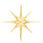 Linkasink - 3'' Star Vanity Hardware, Small Star Shaped Brass - Polished Brass