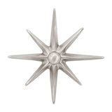 Mother of Pearl with 3'' Polished Brass Star Hardware, 24'' Wide Vanity, White, 24'' x 22'' x 33.5'' (without vanity top)