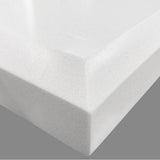 24'' Wide White Vanity Top with Sink Cutout and 3 Faucet Holes