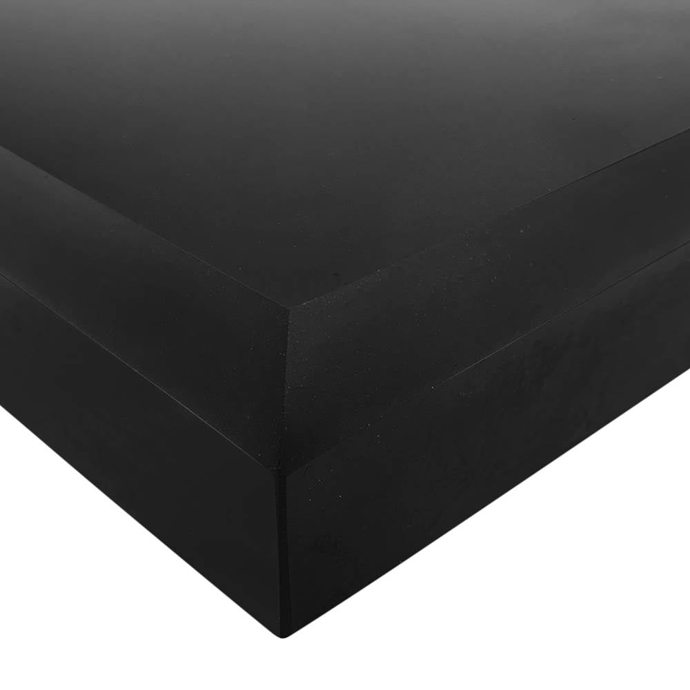 30'' Wide Black Vanity Top with Sink Cutout and 3 Faucet Holes