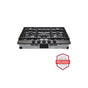 LG Appliances - 30'' Gas Cooktop 20K BTU, Black Stainless Steel - PrintProof Black Stainless Steel