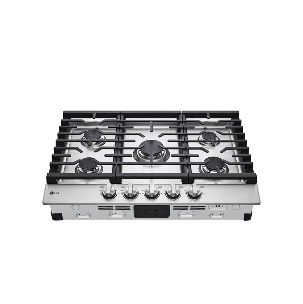 30'' Gas Cooktop 20K BTU, EasyClean Cooktop, Stainless Steel