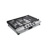 30'' Gas Cooktop 20K BTU, EasyClean Cooktop, Stainless Steel