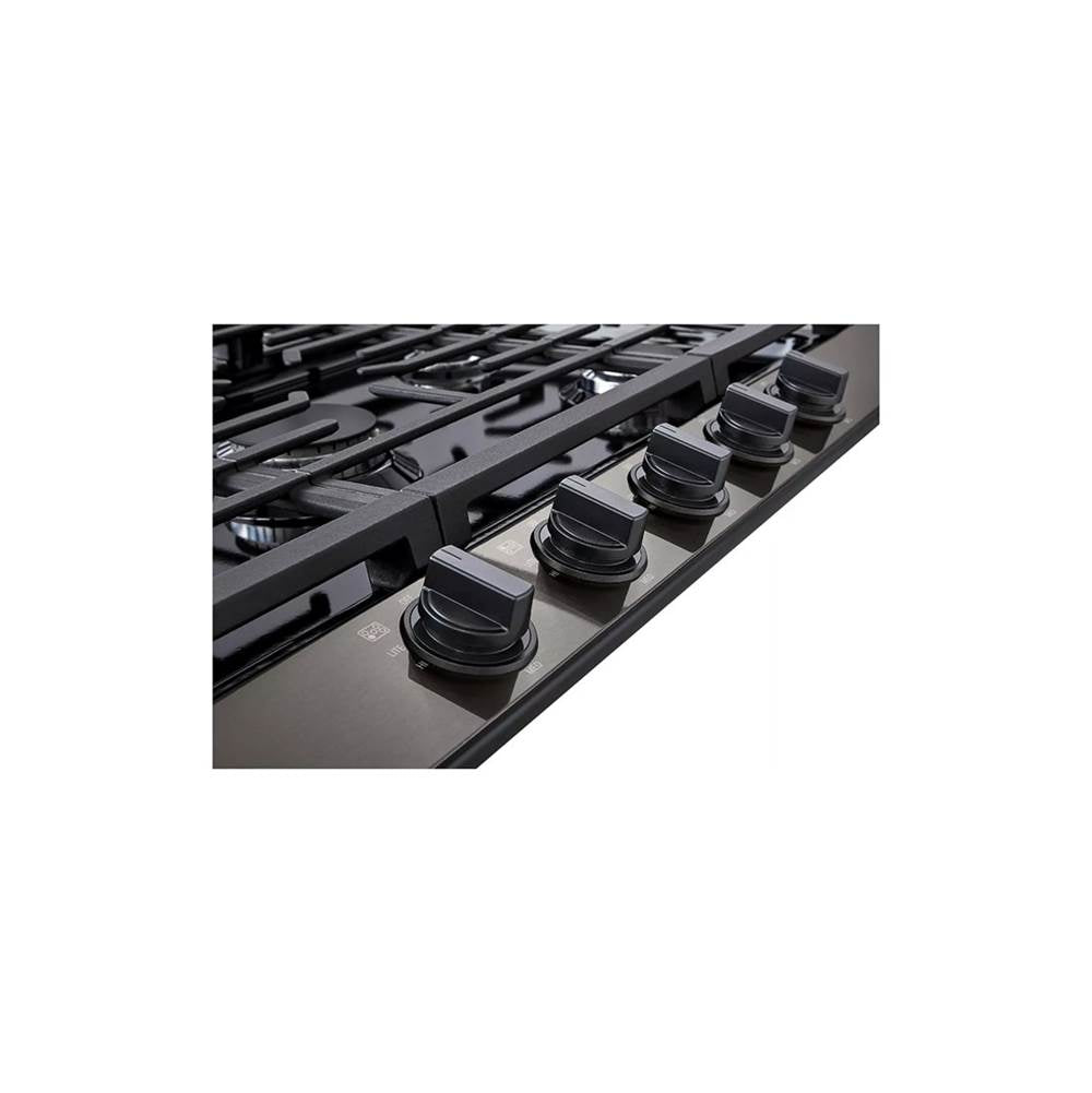 36'' Gas Cooktop 20K BTU, Black Stainless Steel