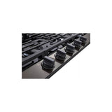 36'' Gas Cooktop 20K BTU, Black Stainless Steel