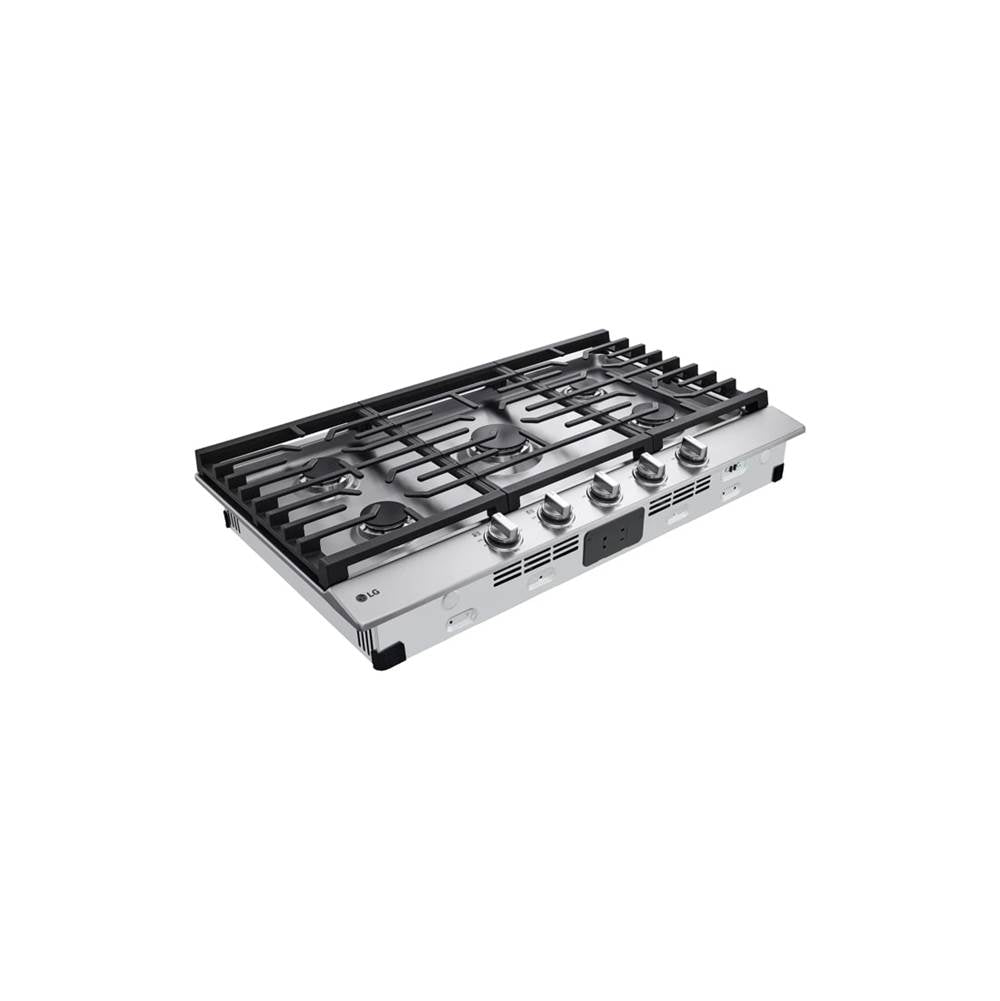 36'' Gas Cooktop 20K BTU, EasyClean Cooktop, Stainless Steel
