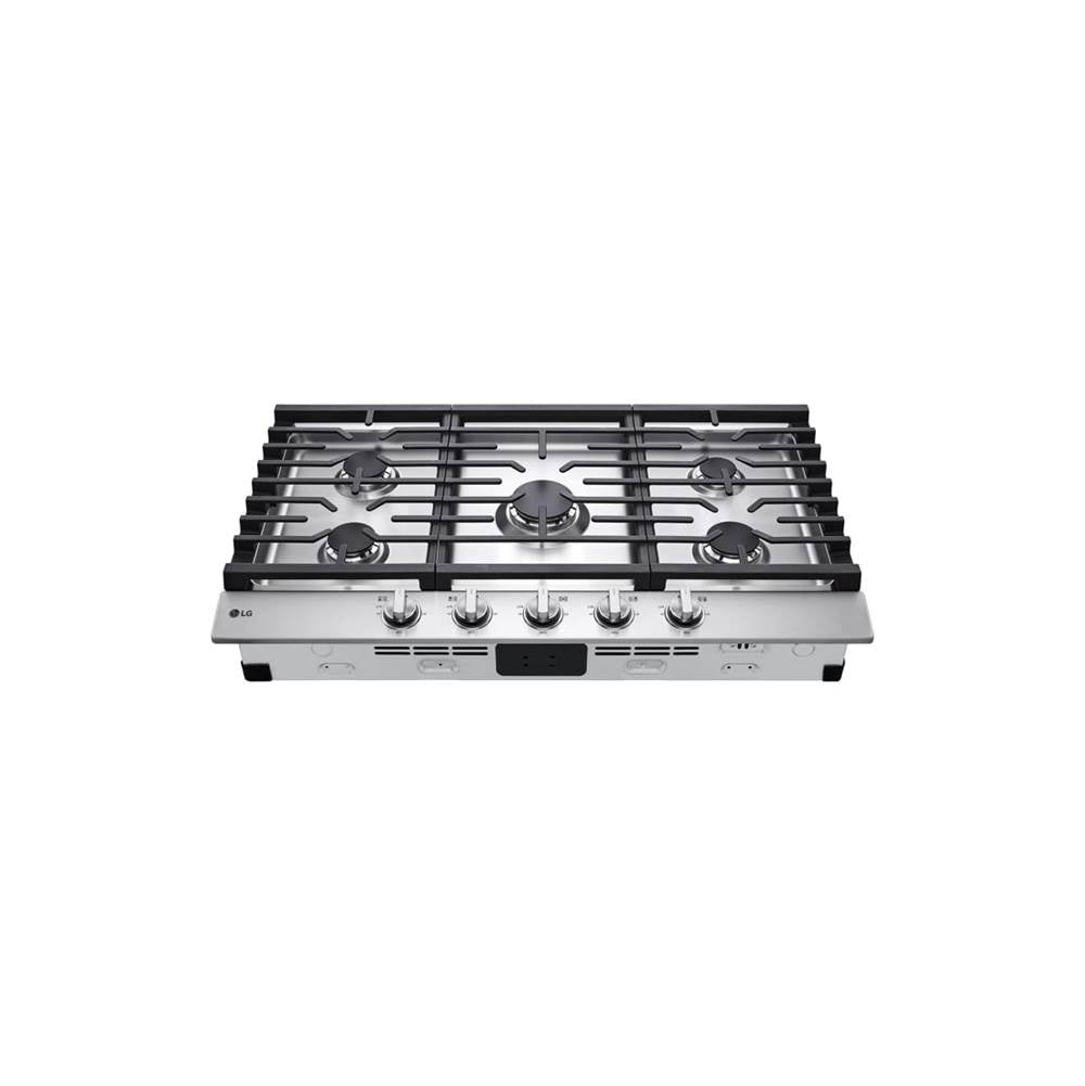 36'' Gas Cooktop 20K BTU, EasyClean Cooktop, Stainless Steel