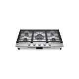 36'' Smart Gas Cooktop 22K BTU, EasyClean Cooktop, Backlit Weighted Knobs, ThinQ App, Stainless Steel