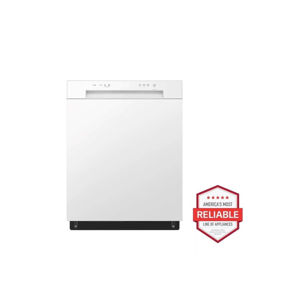 LG Appliances - Pocket Handle, Front Control, 52dB, Conventional Spray Arm, White - White