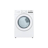 LG Appliances - 7.4 cu. ft. Ultra Large Capacity Electric Dryer - White