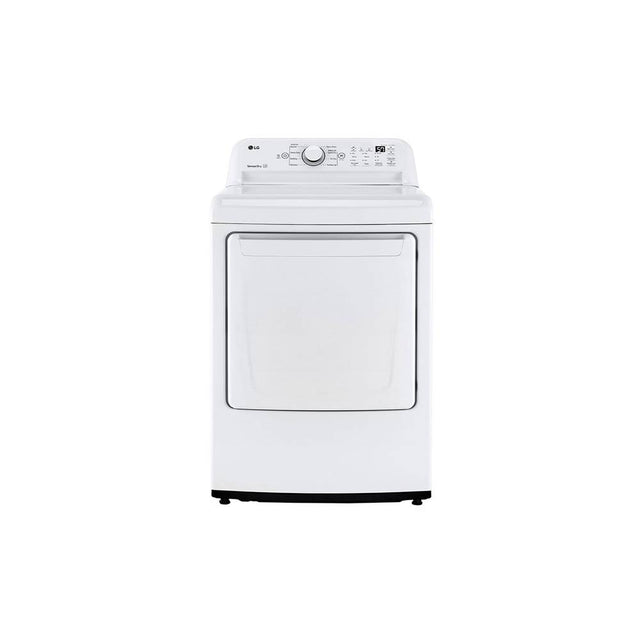 LG Appliances - 7.3 cu.ft. Ultra Large High Efficiency Dryer, Gas, White - White