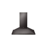 LG Appliances - LG 36'' Wall Mount Chimney Hood, Black Stainless Steel - Black Stainless Steel