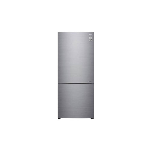 LG Appliances - 15 cu. ft. Bottom Freezer Refrigerator - Platinum Silver