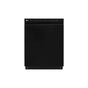 LG Appliances - Front Control with Pocket Handle, 48 dB, QuadWash, Dynamic Dry, 3rd Rack, EasyRack Plus, Solid White - Black
