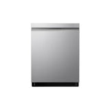 LG Appliances - Top Control with towel bar, 44dB, TrueSteam, 3rd Rack (Fixed), Glide Rail, Fingerprint Resistant Stainless Steel - Stainless Steel